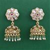 Antique Jhumki with Matte Gold Plating