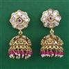 Antique Jhumki with Matte Gold Plating