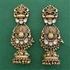 Antique Birds Earring with Matte Gold Plating