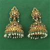 Antique Jhumki with Matte Gold Plating