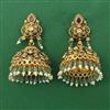 Antique Jhumki with Matte Gold Plating