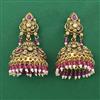 Antique Jhumki with Matte Gold Plating