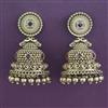 Antique Jhumki with Matte Gold Plating