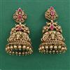 Antique Birds Earring with Matte Gold Plating