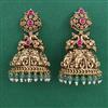 Antique Birds Earring with Matte Gold Plating