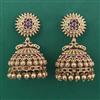 Antique Jhumki with Matte Gold Plating