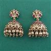 Antique Temple Earring with Matte Gold Plating
