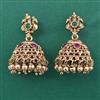 Antique Jhumki with Matte Gold Plating