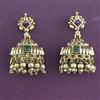 Antique Jhumki with Matte Gold Plating