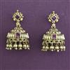 Antique Jhumki with Matte Gold Plating