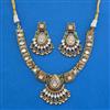 Antique Classic Necklace with Matte Gold Plating