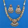 Antique Classic Necklace with Matte Gold Plating
