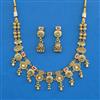 Antique Classic Necklace with Matte Gold Plating