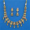 Antique Classic Necklace with Matte Gold Plating
