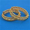 Antique Openable Bangles with Matte Gold Plating