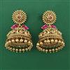 Antique Jhumki with Matte Gold Plating