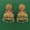 Antique Jhumki with Matte Gold Plating