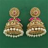Antique Jhumki with Matte Gold Plating
