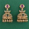 Antique Jhumki with Matte Gold Plating