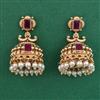 Antique Jhumki with Matte Gold Plating