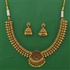 Antique Classic Necklace with Matte Gold Plating