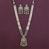 Antique Pearl Pendant Set with Mehndi Plating