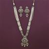 Antique Pearl Pendant Set with Mehndi Plating