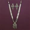 Antique Pearl Pendant Set with Mehndi Plating
