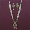 Antique Pearl Pendant Set with Mehndi Plating