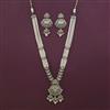 Antique Pearl Pendant Set with Mehndi Plating