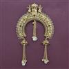 Antique Pearl Hair Brooch with Gold Plating