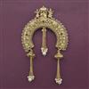 Antique Pearl Hair Brooch with Gold Plating