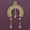 Antique Temple Hair Brooch with Gold Plating