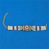 Antique Pearl Bracelet with Matte Gold Plating