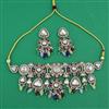 Antique Choker Necklace with Mehndi Plating
