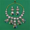 Antique Beads Necklace with Mehndi Plating
