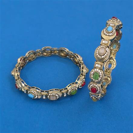 Antique Classic Bangles with Mehndi Plating