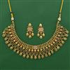 Antique Classic Necklace with Matte Gold Plating