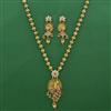 Antique Birds Pendant Set with Matte Gold Plating