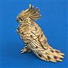 Antique Birds Sindoor Box with Gold Plating