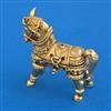 Antique Animal Sindoor Box with Gold Plating
