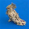 Antique Birds Sindoor Box with Gold Plating