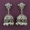 Antique Jhumki with Mehndi Plating