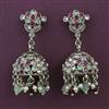 Antique Jhumki with Mehndi Plating