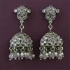 Antique Jhumki with Mehndi Plating