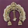 Antique Pearl Hair Brooch with Gold Plating