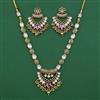 Antique Classic Necklace with Matte Gold Plating