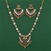 Antique Classic Necklace with Matte Gold Plating