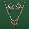 Antique Classic Necklace with Matte Gold Plating
