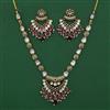 Antique Classic Necklace with Matte Gold Plating